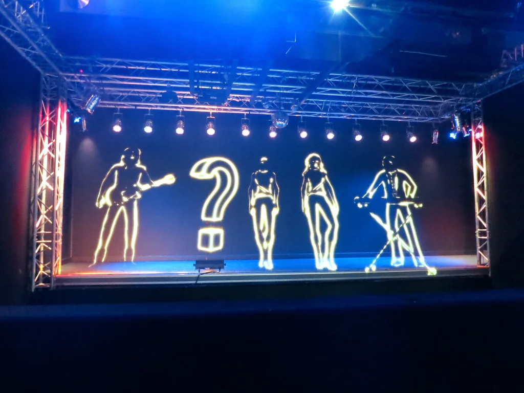 A stage installation in ABBA The Museum, Stockholm.