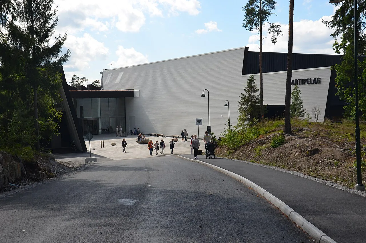 The entrance to Artipelag on Värmdö.