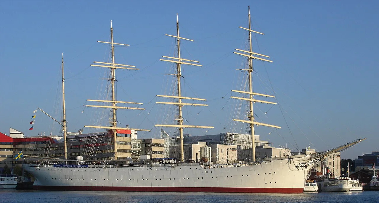 The Barken Viking four-masted barque, Gothenburg.
