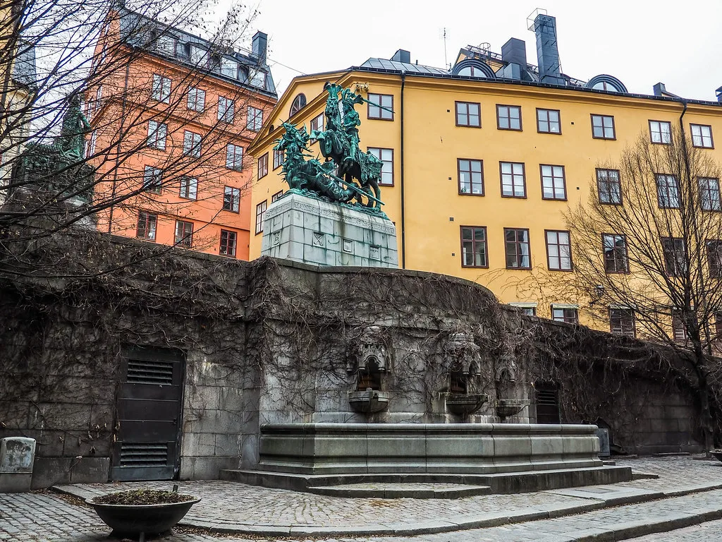 Old buildings in Stockholm.