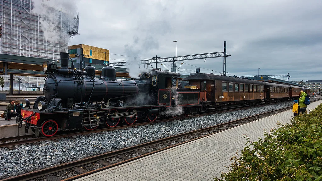 An Uppsala steam train.
