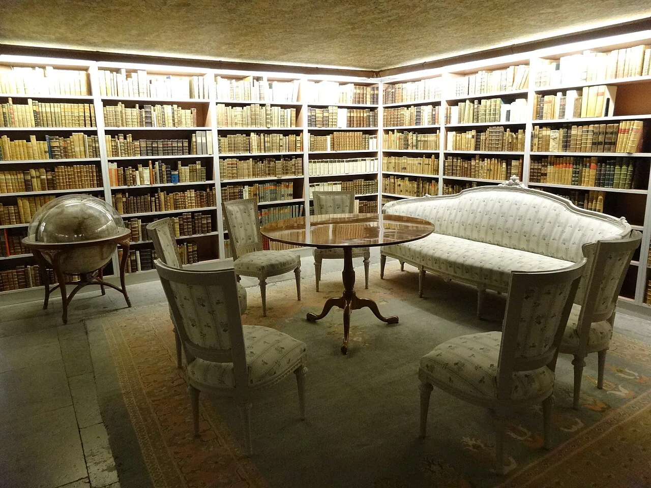 A reading room in Carolina Rediviva, Uppsala.