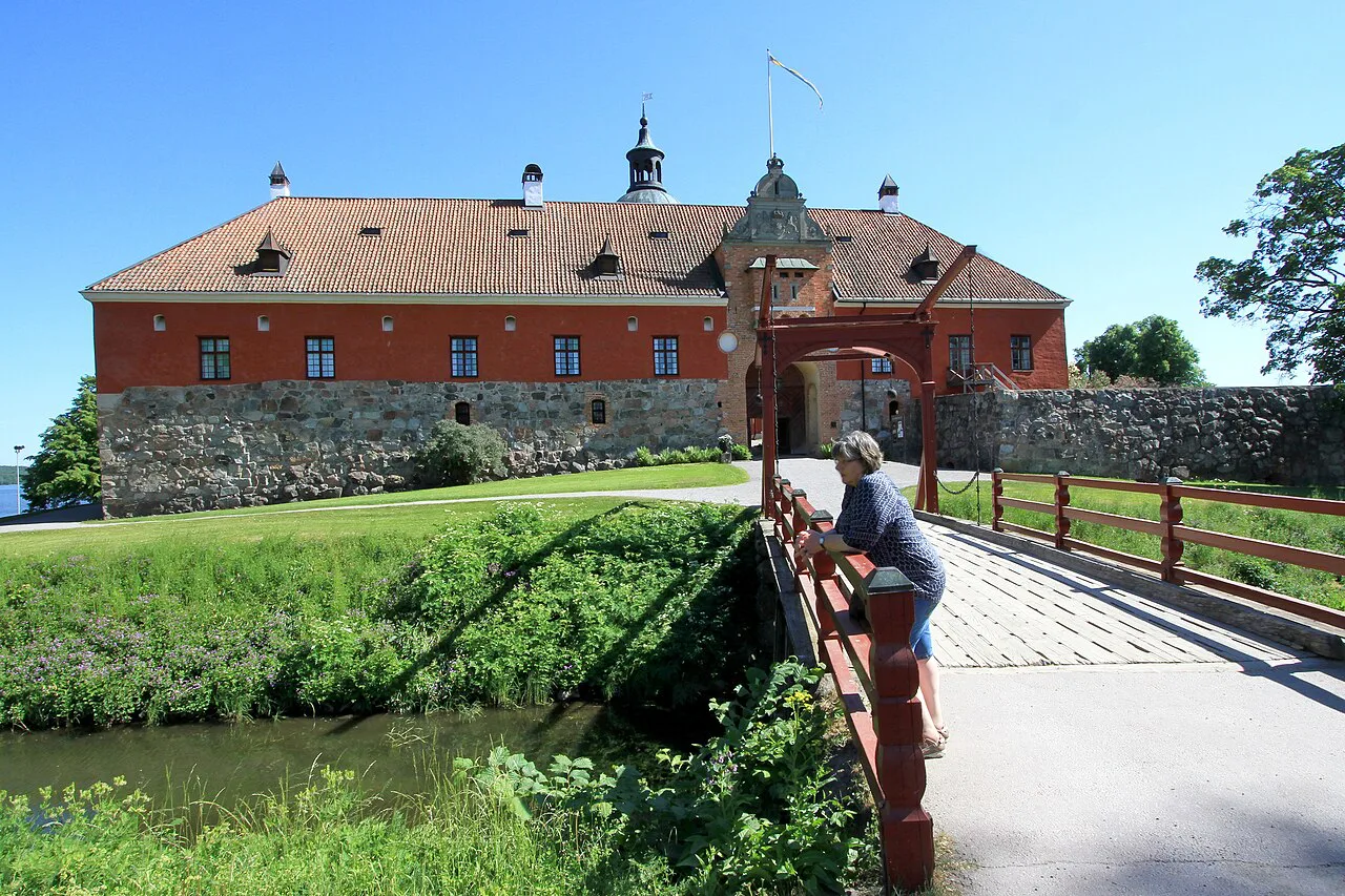 The entrance to Gripsholm Castle, Mariefred.
