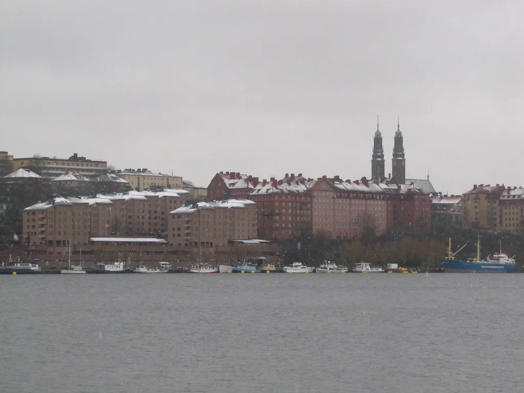 Södermalm across the water, Stockholm.
