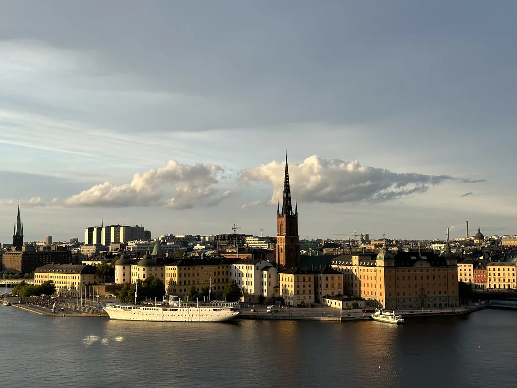 Gamla Stan at sunset, Stockholm.