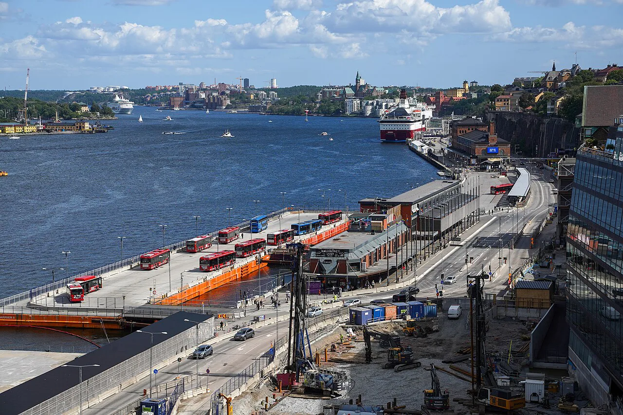 Stadsgården and Slussen, Stockholm.