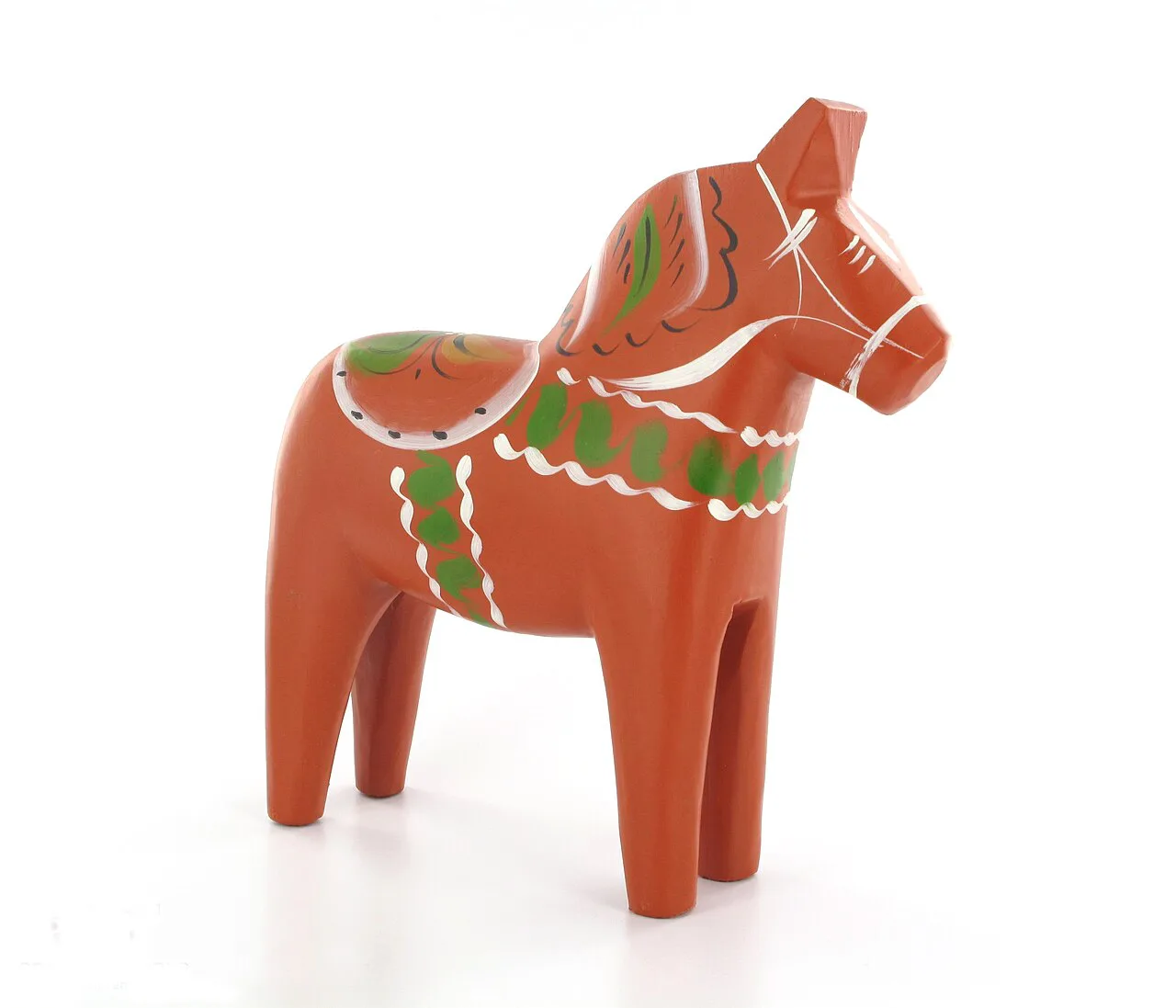 A traditional painted Dala horse.