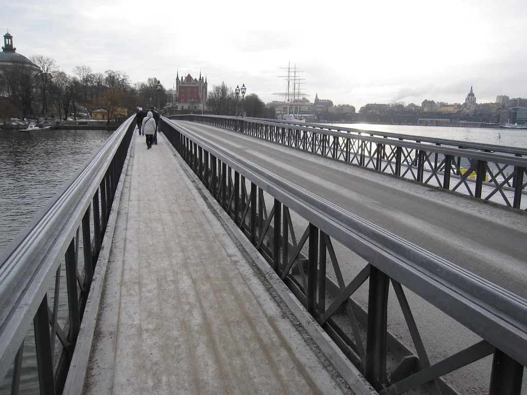 The Skeppsholmen bridge, Stockholm.
