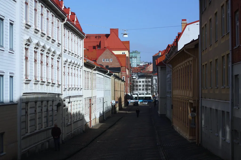 A street in Haga, Gothenburg.