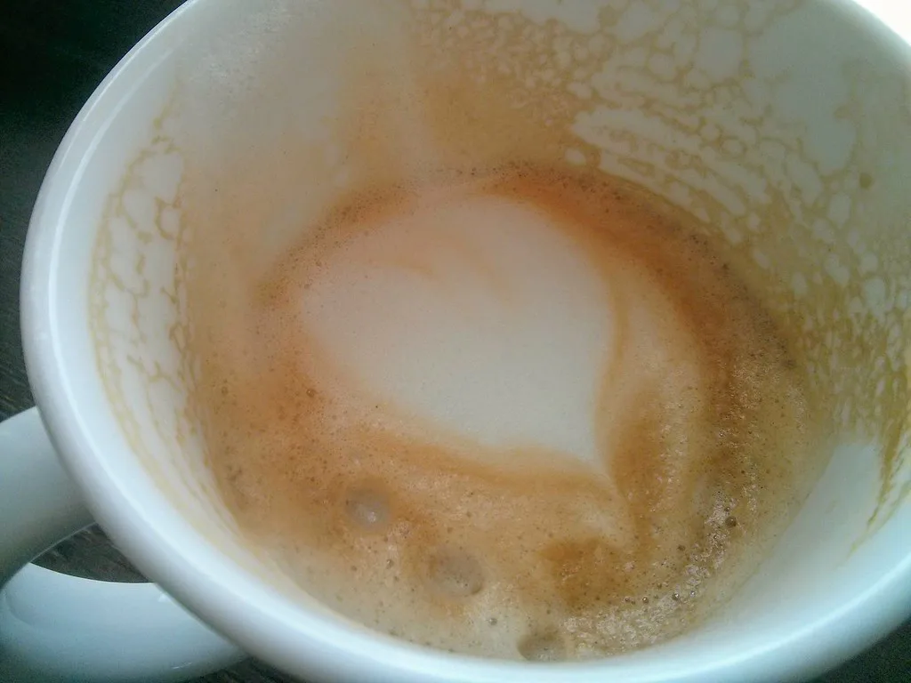 A cappuccino at Espresso House, Gothenburg.
