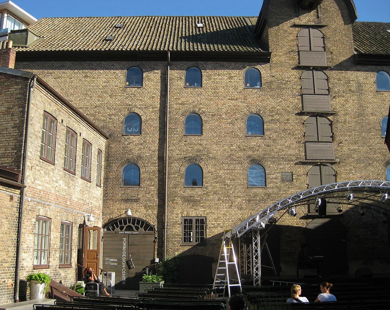 The Form/Design Center courtyard, Malmö.