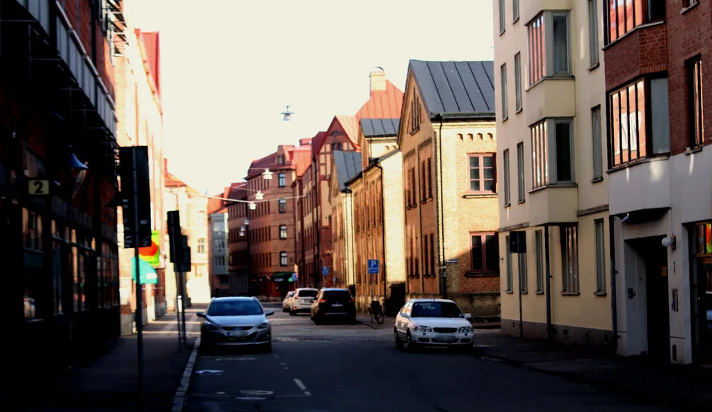 A street in Haga, Gothenburg.