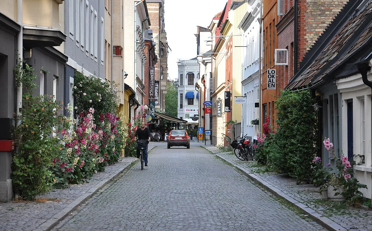 A street in Gamla Staden, Malmö.