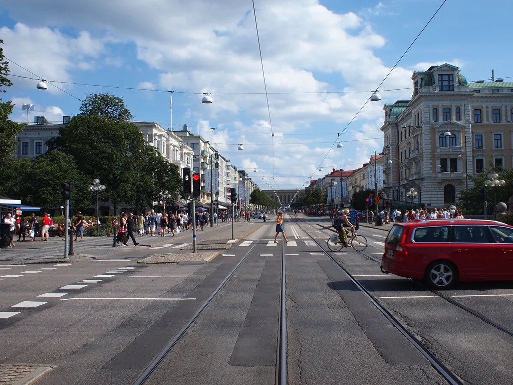 Kungsportsavenyn, Gothenburg.