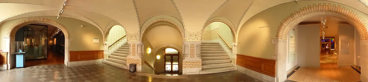 Arched halls inside the East India House, Gothenburg.