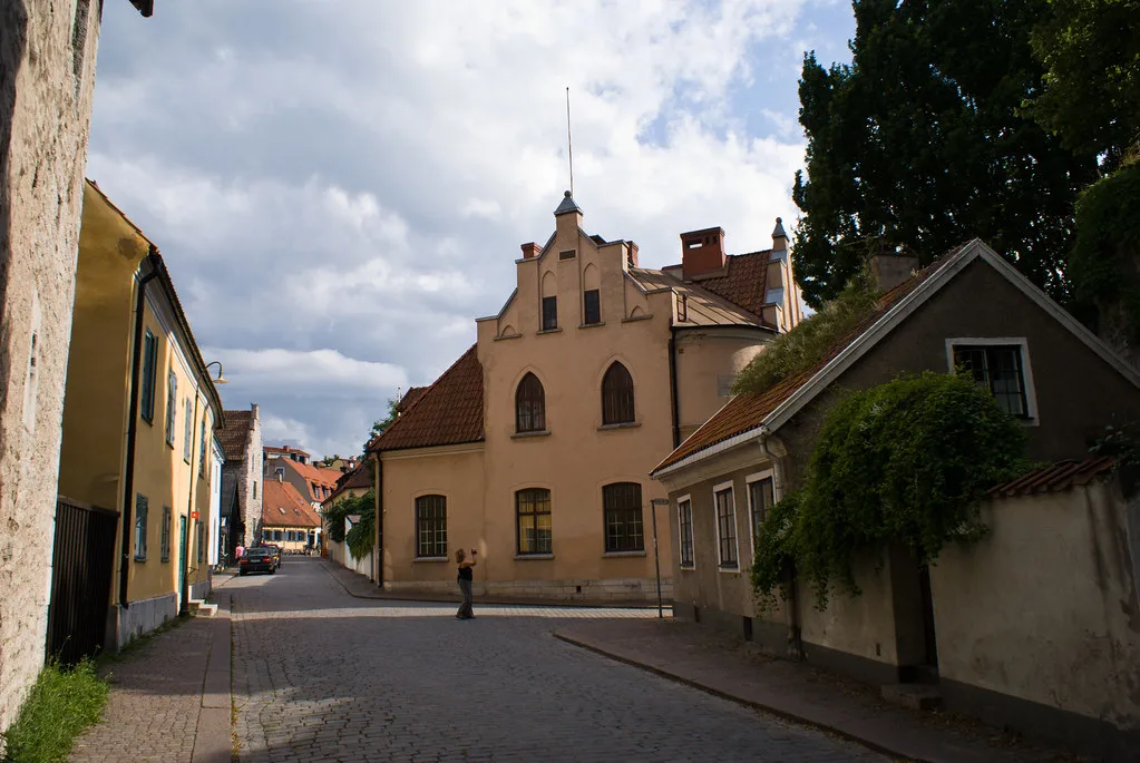 A street in Visby.