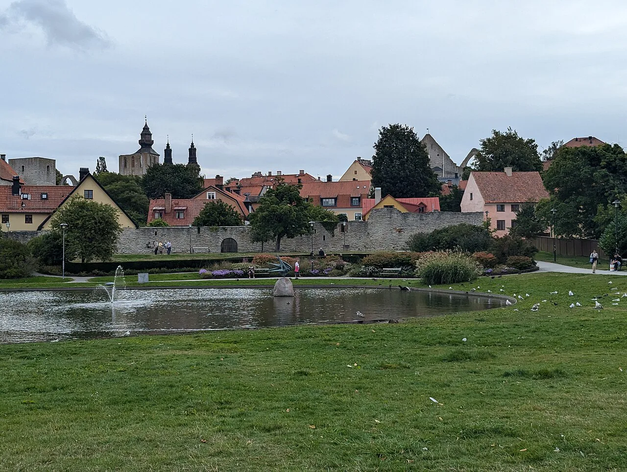 Almedalen in Visby.