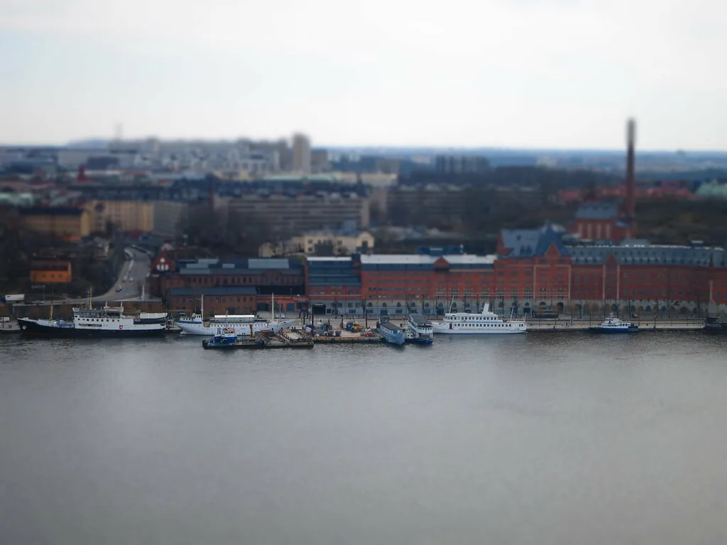 Stockholm's harbour.