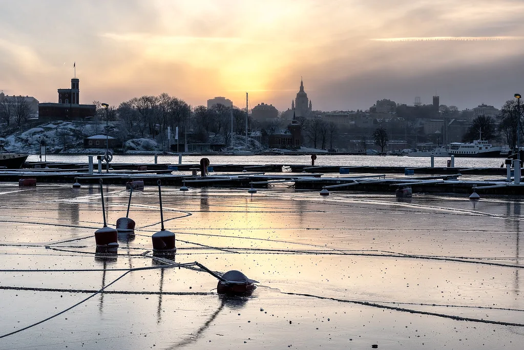 Djurgården in December, Stockholm.