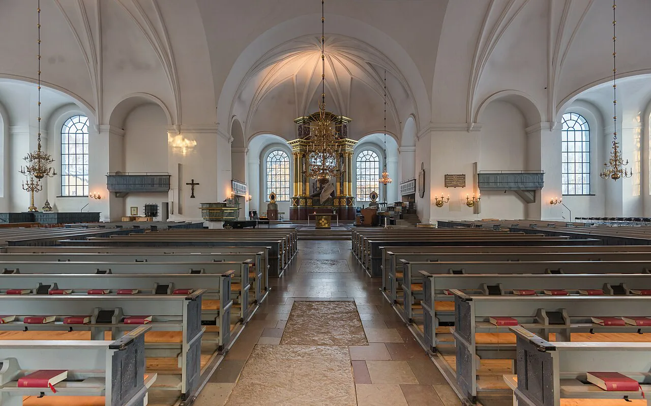 Inside Katarina Church, Stockholm.
