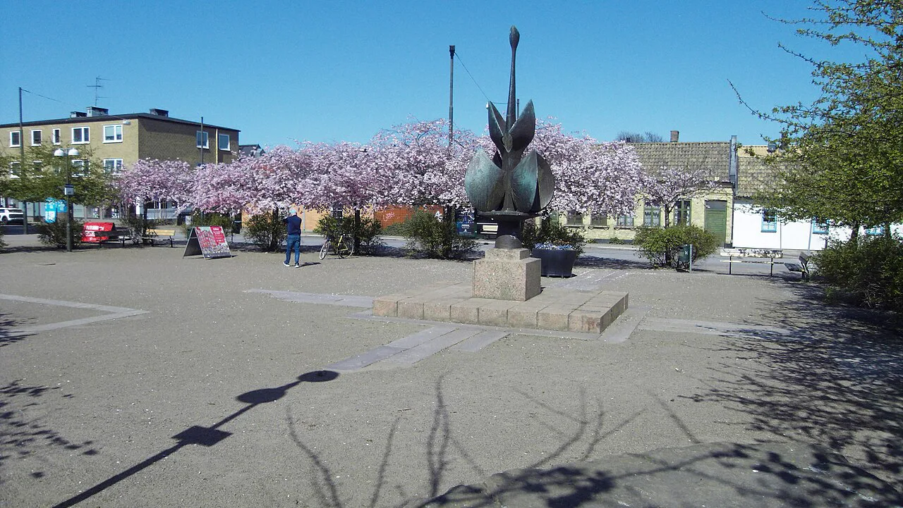 Kirseberg square in spring, Malmö.