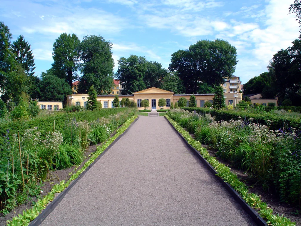 The Linnaeus Garden and its orangery, Uppsala.
