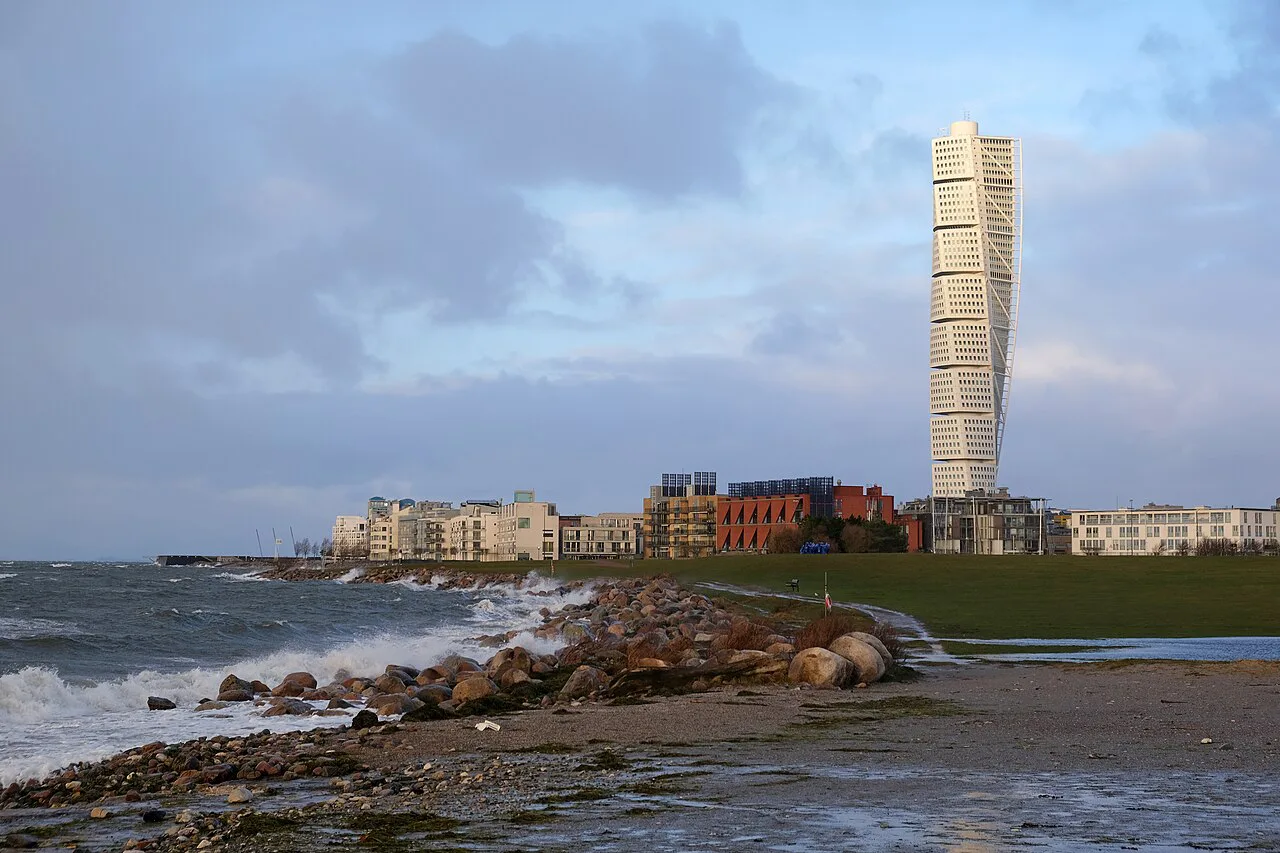 Västra Hamnen and the Turning Torso, Malmö.