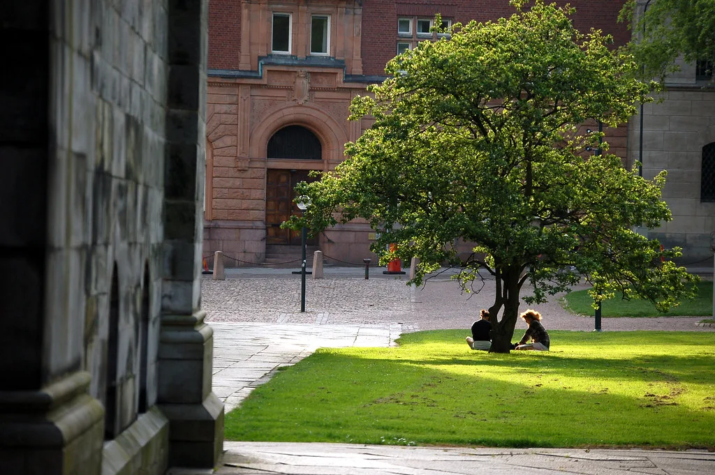 Lundagård in the evening, Lund.