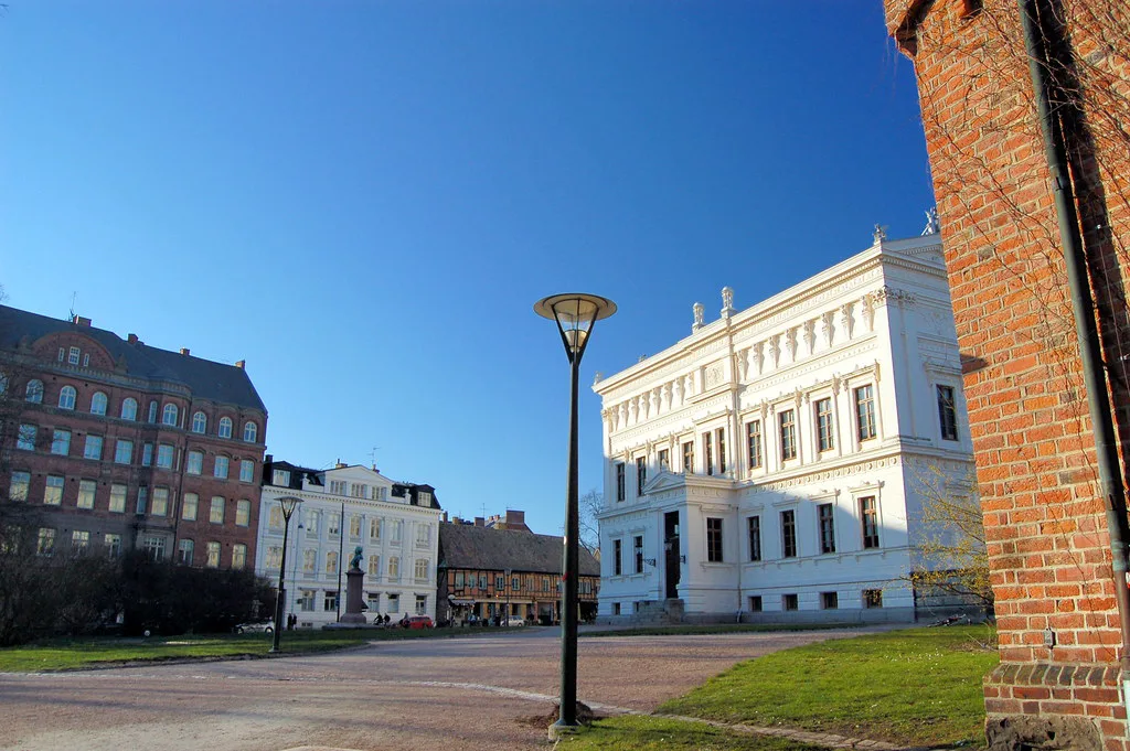 Lundagård and the University main building, Lund.