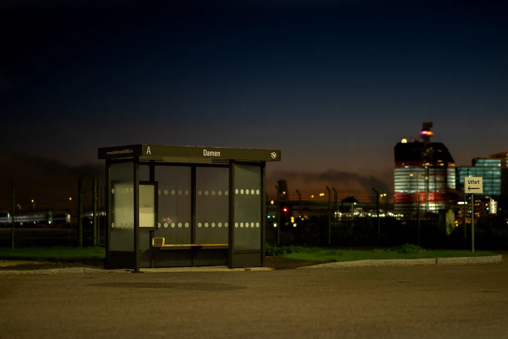 Lundby at night, Gothenburg.