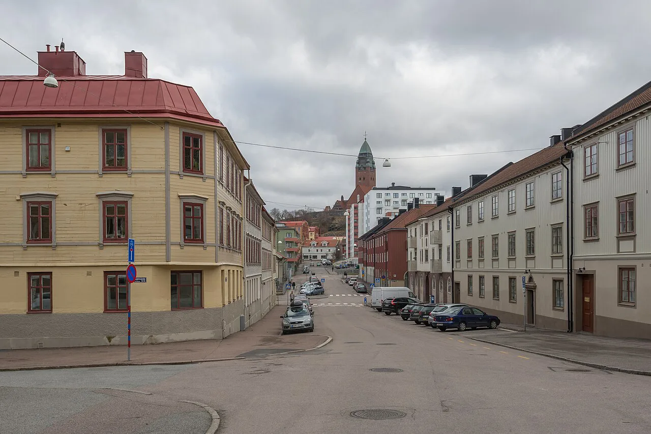 A street in Majorna, Gothenburg.