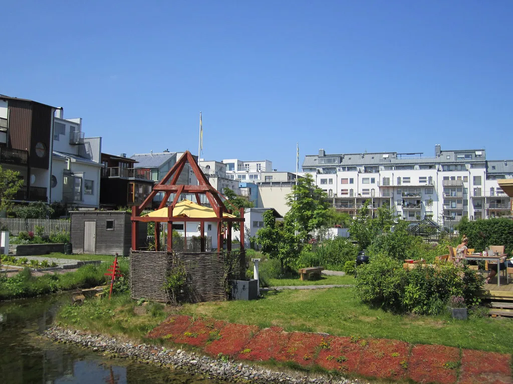 An eco-housing development in Malmö.