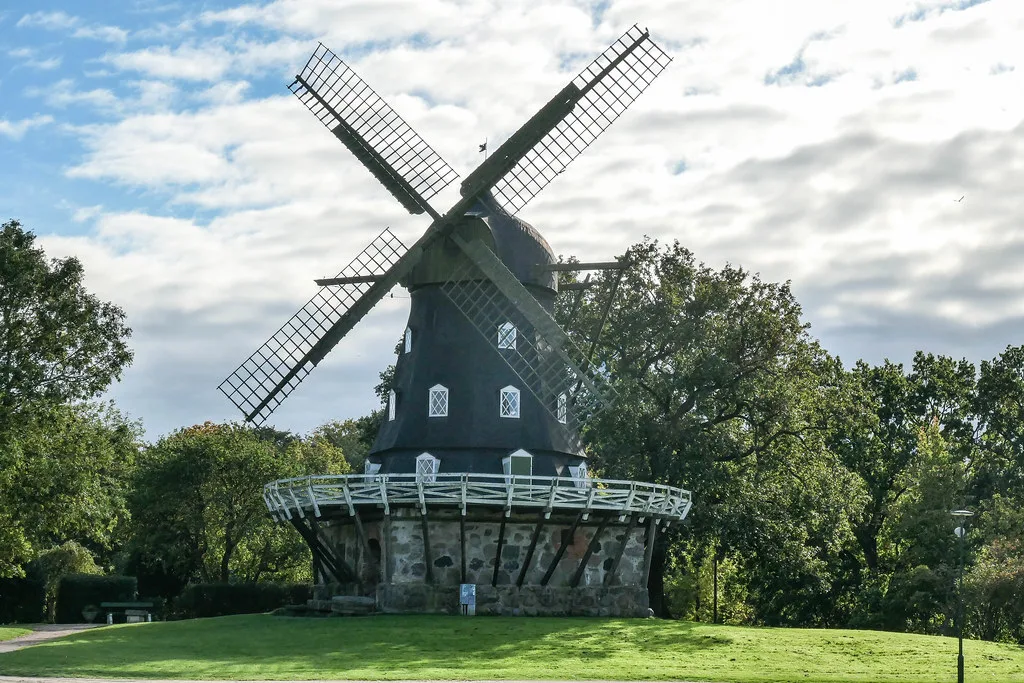 A windmill in Kungsparken, Malmö.