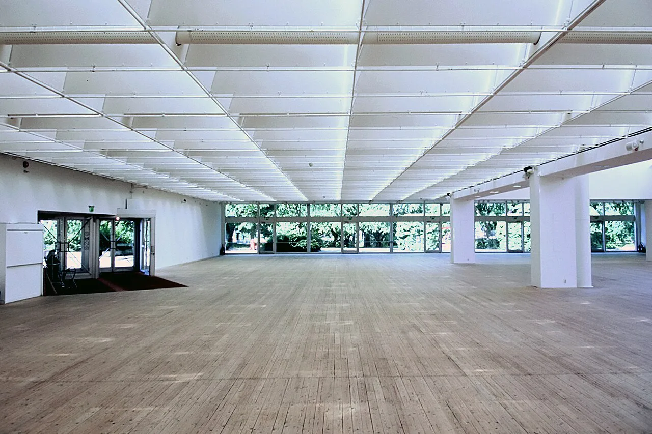 The main hall of Malmö Konsthall.