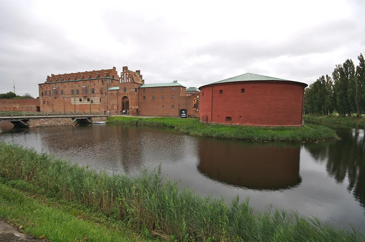 Malmöhus Castle and its moat.