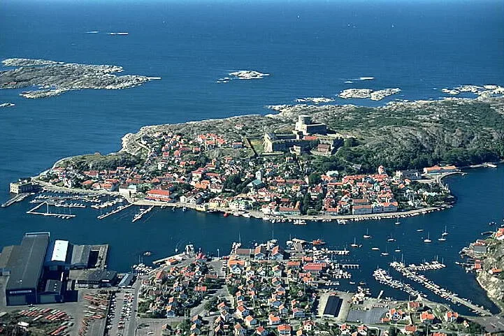Marstrand from the air.