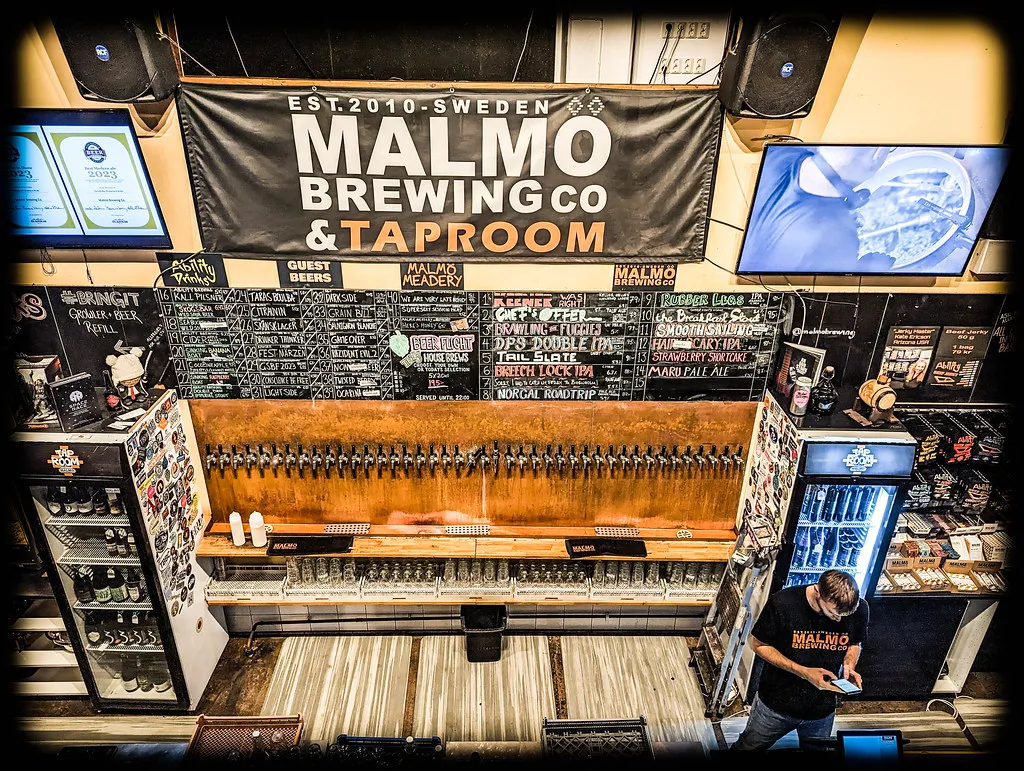 Inside Malmö Brewing Co, Malmö.