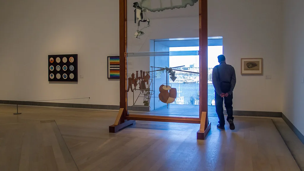 A gallery in Moderna Museet, Stockholm.