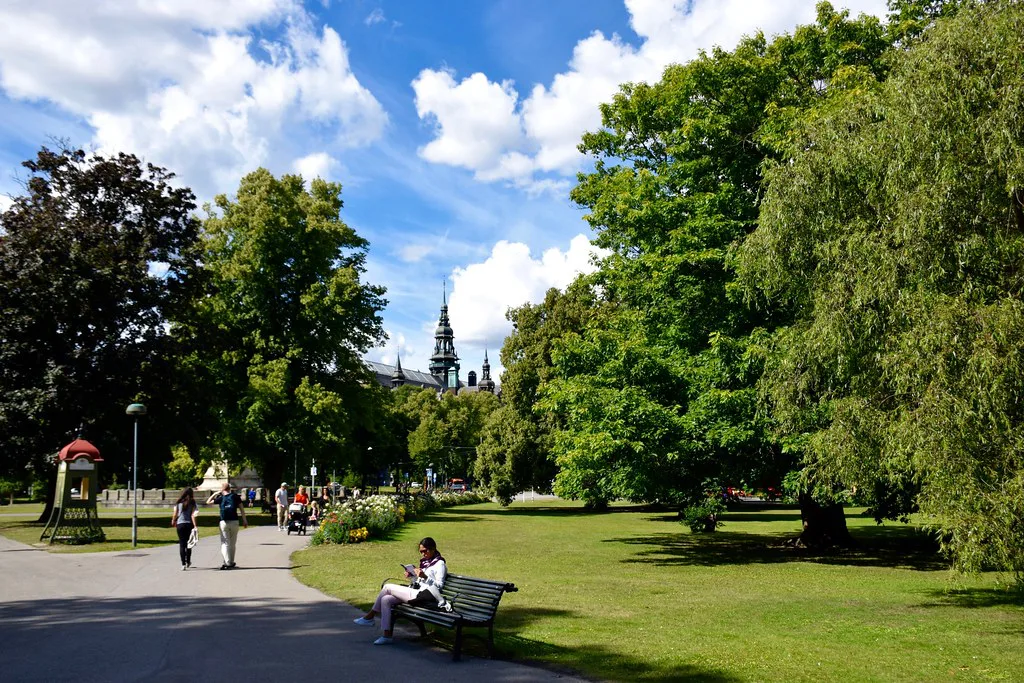 Djurgården in summer, Stockholm.