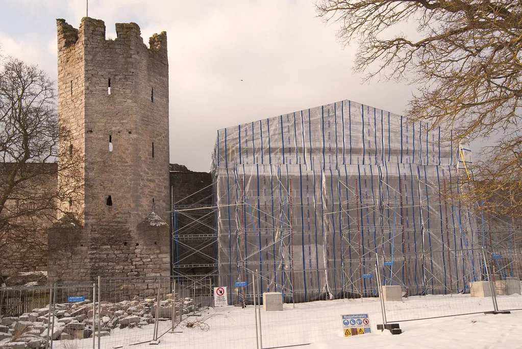 A tower of Visby's city wall.