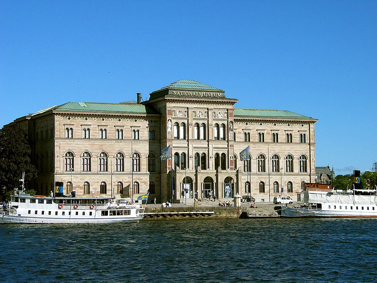 Nationalmuseum on the Blasieholmen waterfront, Stockholm.