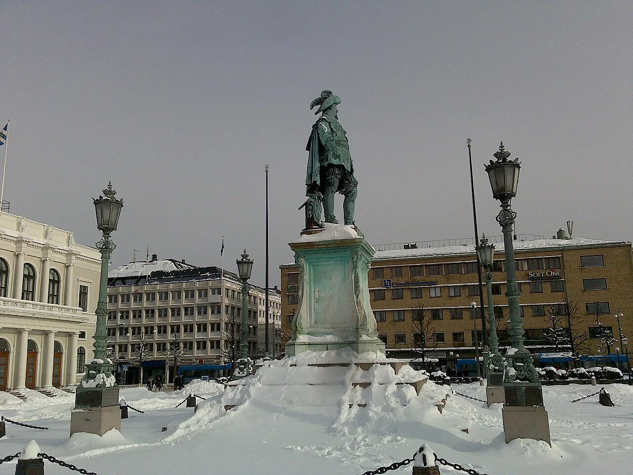 Gustaf Adolfs torg in Nordstaden, Gothenburg.