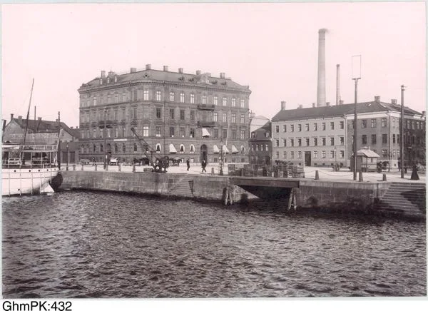 Nordstaden's quays in the 19th century, Gothenburg.
