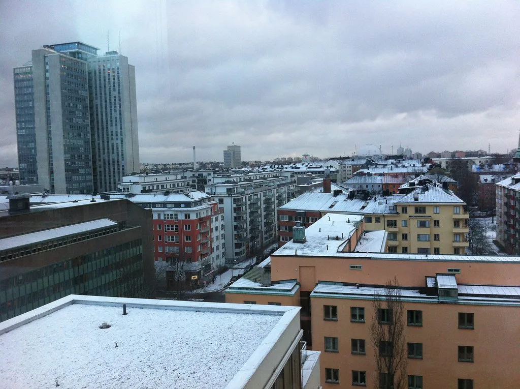 Södermalm from above, Stockholm.