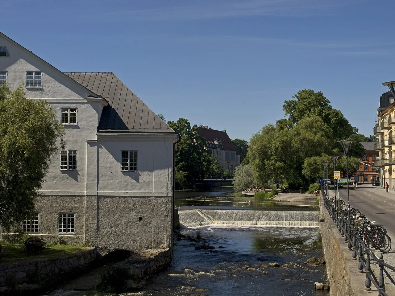 The Upplandsmuseet beside the Fyris river, Uppsala.