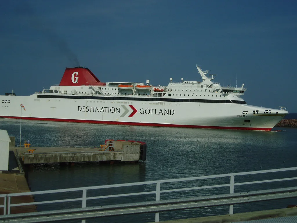A Destination Gotland ferry, Visby.