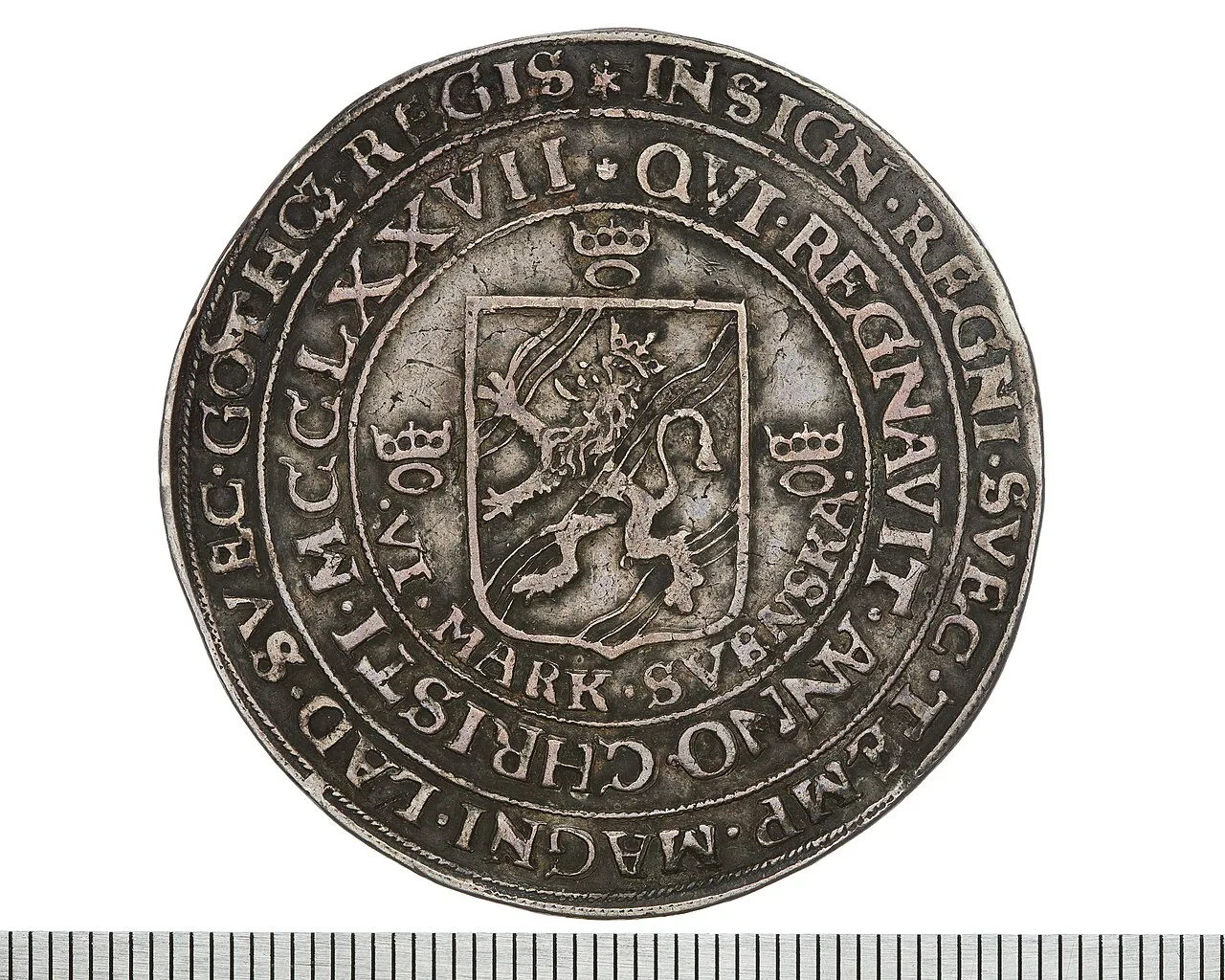 A coin from the Royal Coin Cabinet collection, Stockholm.