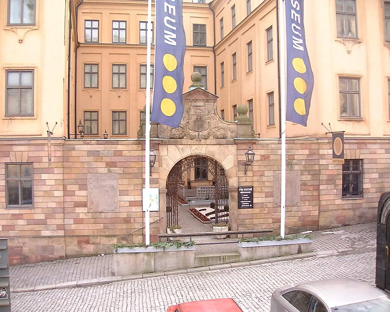 The Royal Coin Cabinet entrance, Stockholm.