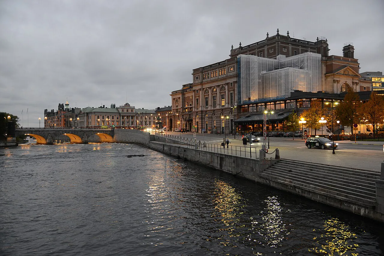 The Royal Swedish Opera on Norrström, Stockholm.