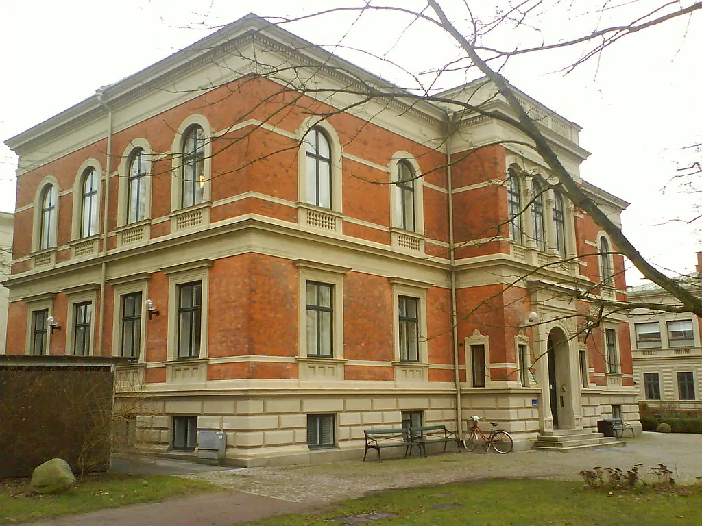 An old library building at Lund University.